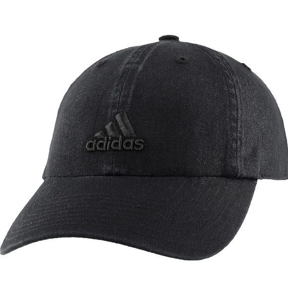 adidas Originals Accessories - Women’s Saturday Relaxed Fit Adidas Adjustable Hat - Black - One Size Fits All